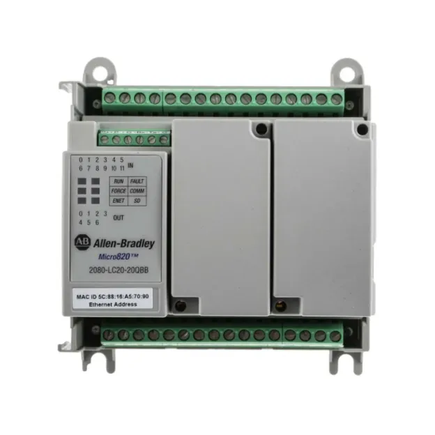 Allen-Bradley 2080-LC20-20QBB Micro820 20 I/O ENet/IP Controller