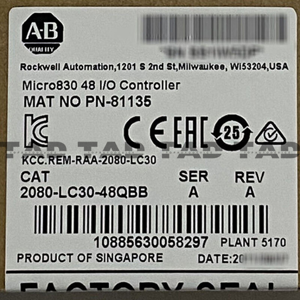 Allen-Bradley 2080-LC30-48QBB