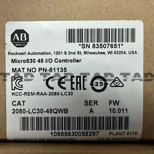 Allen-Bradley 2080-LC30-48QWB