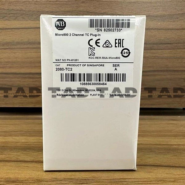 Allen-Bradley 2080-TC2 Micro800 2 Channel TC Plug-In