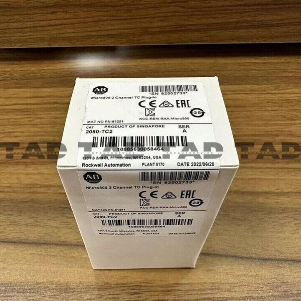 Allen-Bradley 2080-TC2 Micro800 2 Channel TC Plug-In