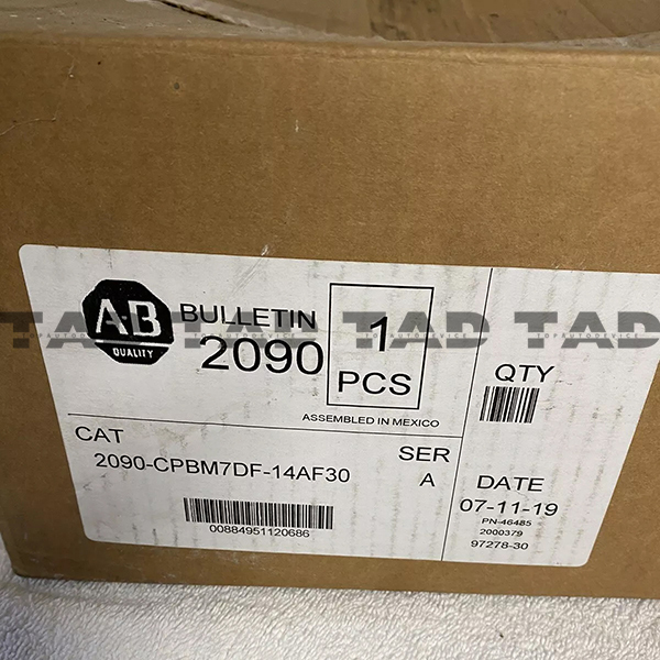 Allen-Bradley 2090-CPBM7DF-14AF30 MP-Series 30m Continuous-Flex Cable
