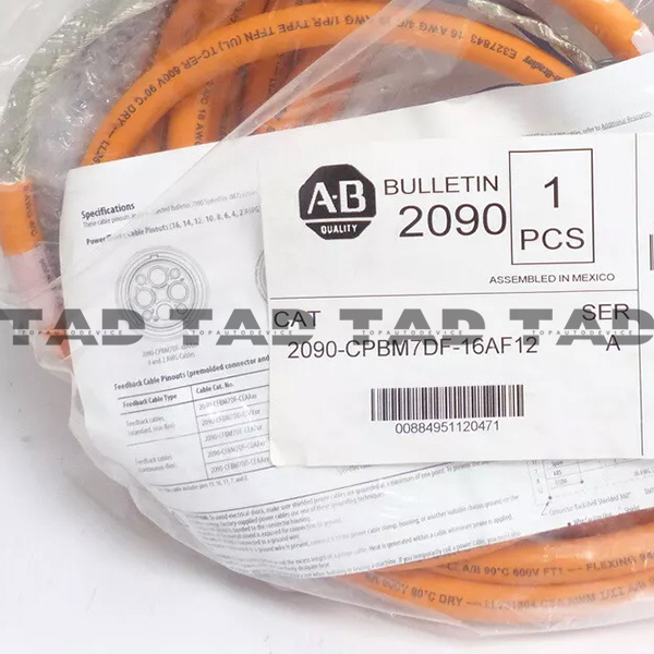 Allen-Bradley 2090-CPBM7DF-16AF12 MP-Series 12m Cable