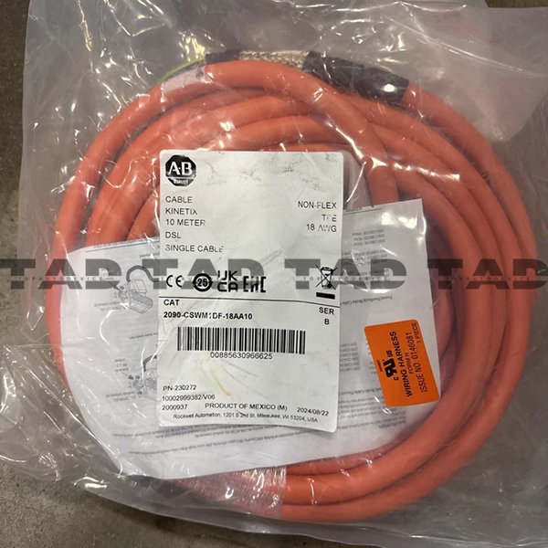 Allen-Bradley 2090-CSWM1DF-18AA10 Kinetix Cable Single DSL 2090 Series