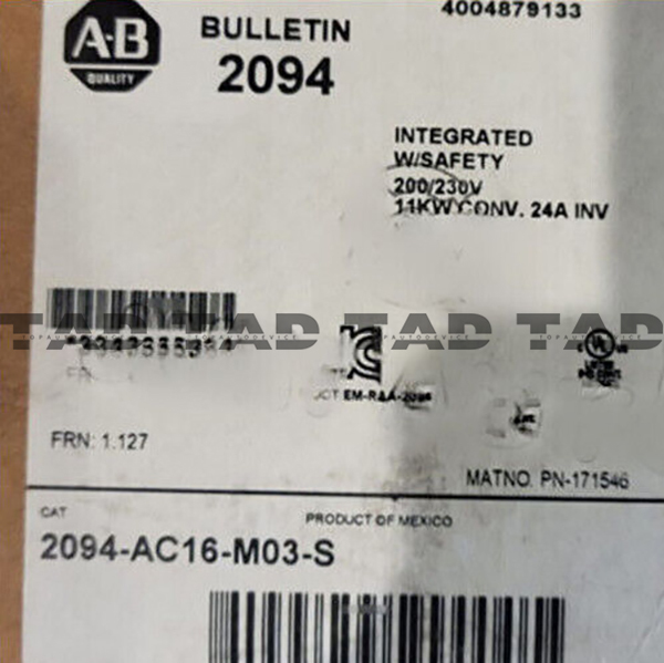 Allen-Bradley 2094-AC16-M03-S Kinetix 6000 Integrated Axis Module