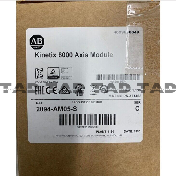 Allen-Bradley 2094-AM05-S Kinetix 6000 Axis Module