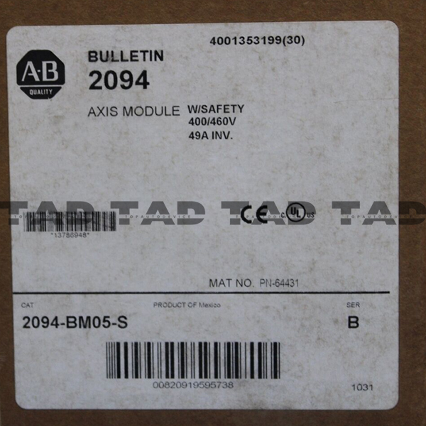 Allen-Bradley 2094-BM05-S Kinetix 6000 Axis Module