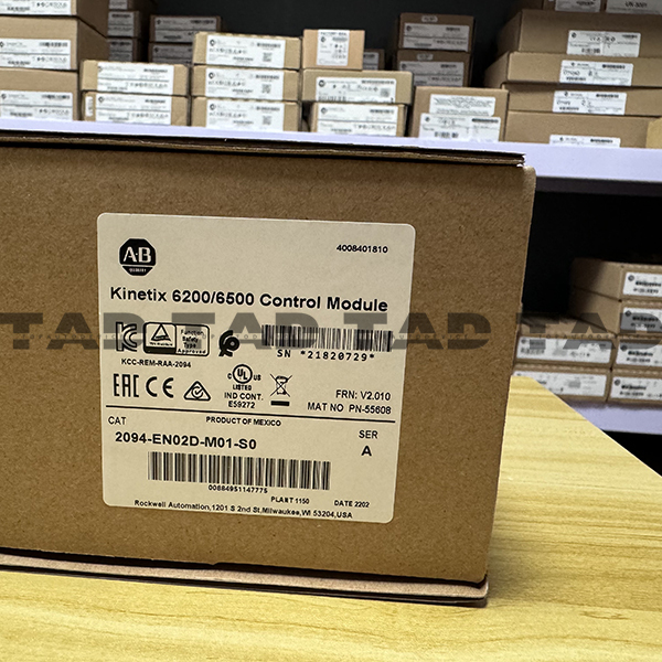 Allen-Bradley  2094-EN02D-M01-S0 Kinetix 6200/6500 Control Module