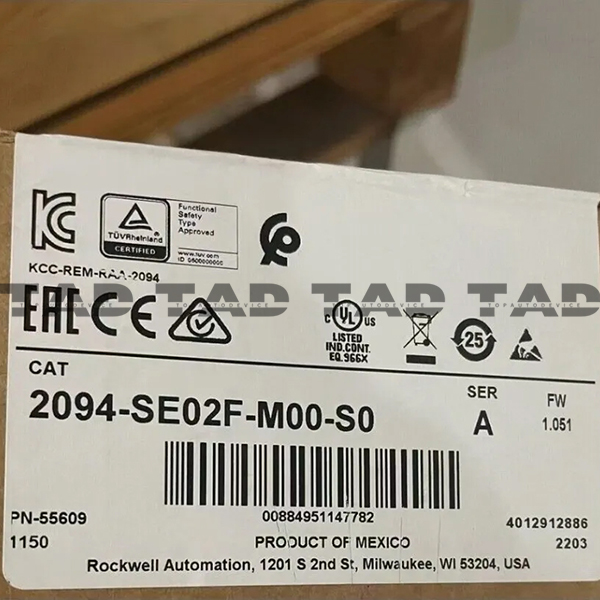 Allen-Bradley 2094-SE02F-M00-S0 Kinetix 6200/6500 Control Module