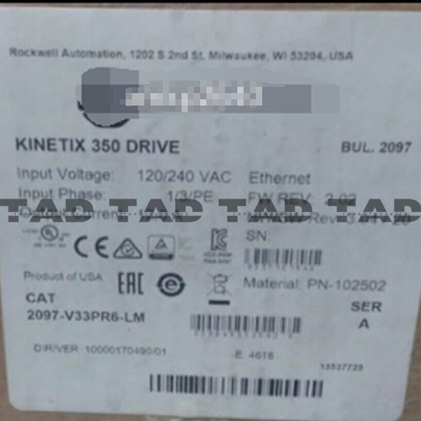 Allen-Bradley 2097-V33PR6-LM Kinetix 350 3.0kW Servo Drive