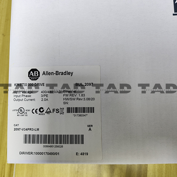 Allen-Bradley 2097-V34PR3-LM Kinetix 350 1.0kW Servo Drive