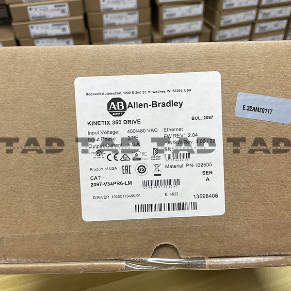 Allen-Bradley 2097-V34PR6-LM Kinetix 350 3.0kW Servo Drive