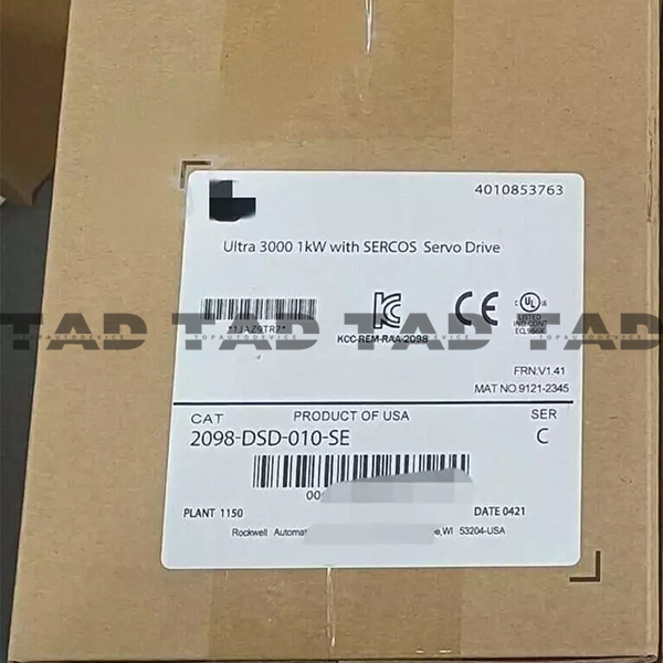 Allen-Bradley 2098-DSD-010-SE Ultra 3000 1kW with SERCOS Servo Drive