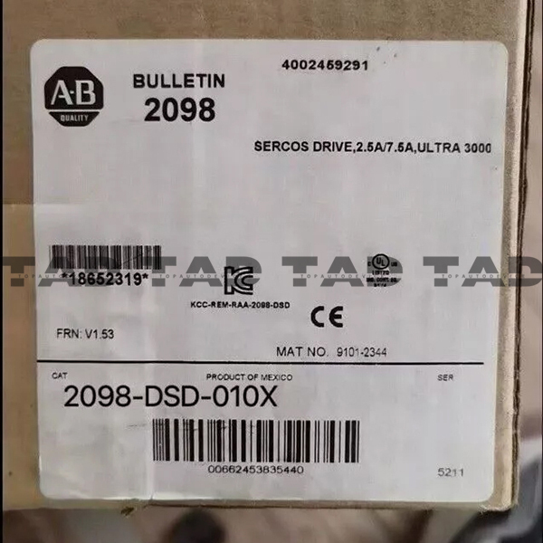 Allen-Bradley 2098-DSD-010X Ultra 3000 1kW Servo Drive