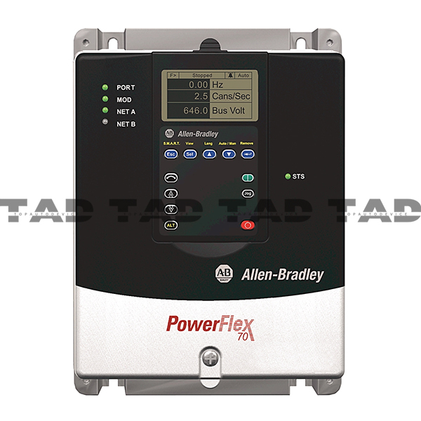 Allen-Bradley 20AB9P6A0AYNANC0 PowerFlex 70 AC Drive 9.6 A at 3 Hp 20A