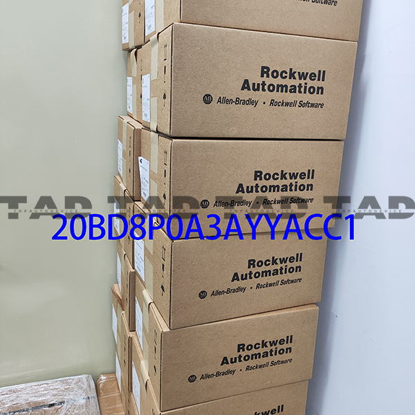 Allen-Bradley 20BD8P0A3AYYACC1 PowerFlex 700 AC Drive 8 A 5 Hp 20B