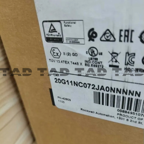 Allen-Bradley 20G11NC072JA0NNNNN PowerFlex Air Cooled 755 AC Drive