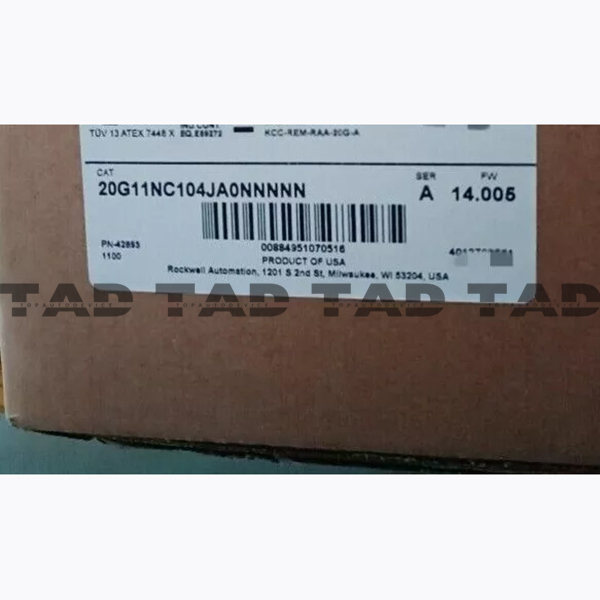 Allen-Bradley 20G11NC104JA0NNNNN PowerFlex Air Cooled 755 AC Drive