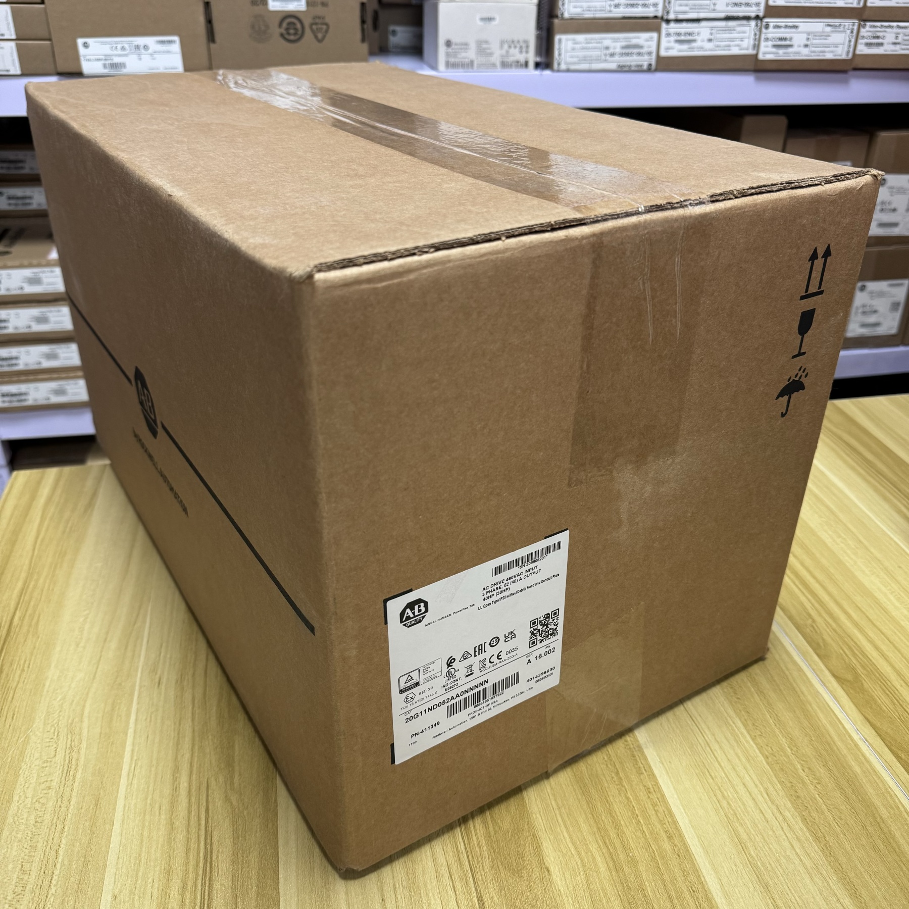 Allen-Bradley 20G11ND052AA0NNNNN /A Power Flex 755 480V AC 40HP 52A NEW IN BOX
