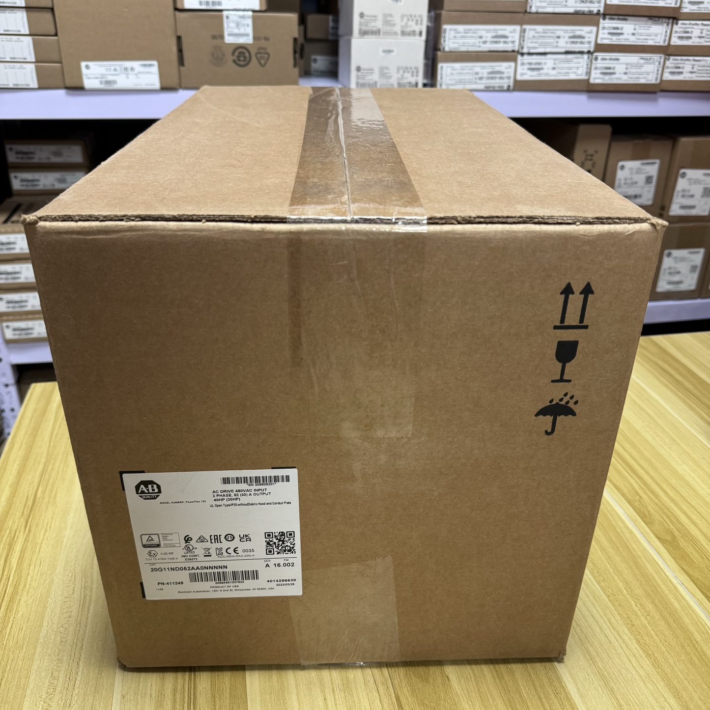 Allen-Bradley 20G11ND052AA0NNNNN /A Power Flex 755 480V AC 40HP 52A NEW IN BOX