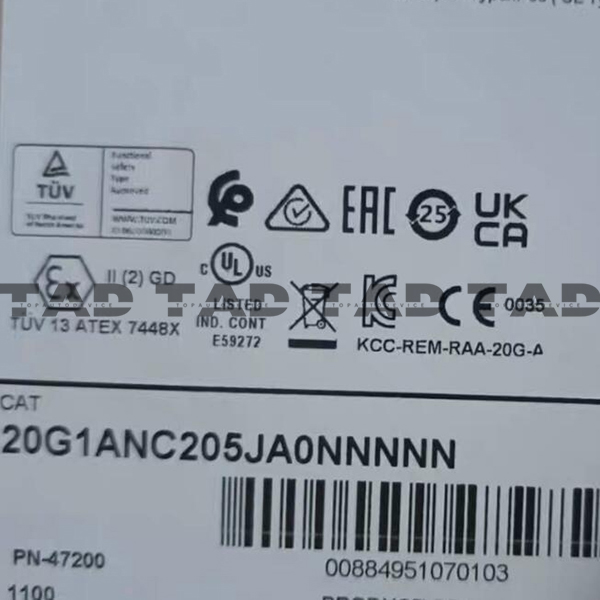 Allen-Bradley 20G1ANC205JA0NNNNN PowerFlex Air Cooled 755 AC Drive