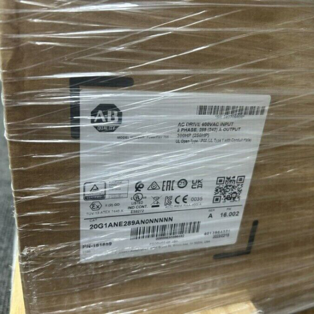 Allen-Bradley 20G1ANE289AN0NNNNN PowerFlex 755 AC Drive Cooled New Sealed