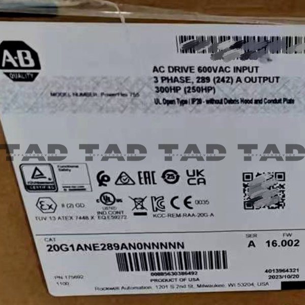 Allen-Bradley 20G1ANE289AN0NNNNN