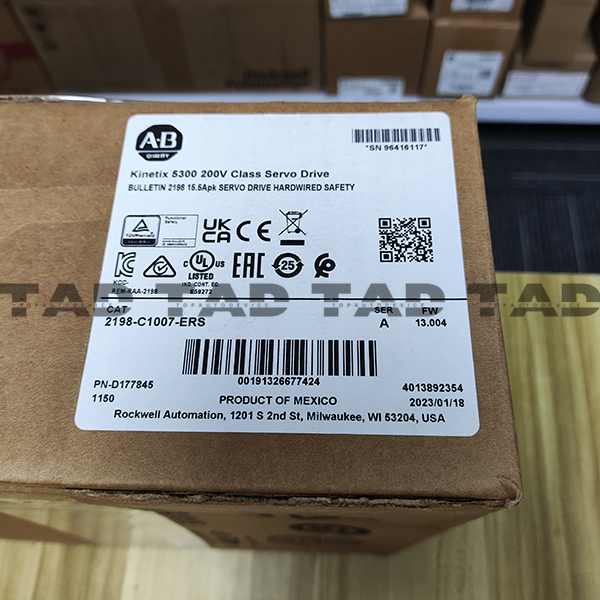 Allen-Bradley 2198-C1007-ERS Kinetix 5300 200V Class Servo Drive