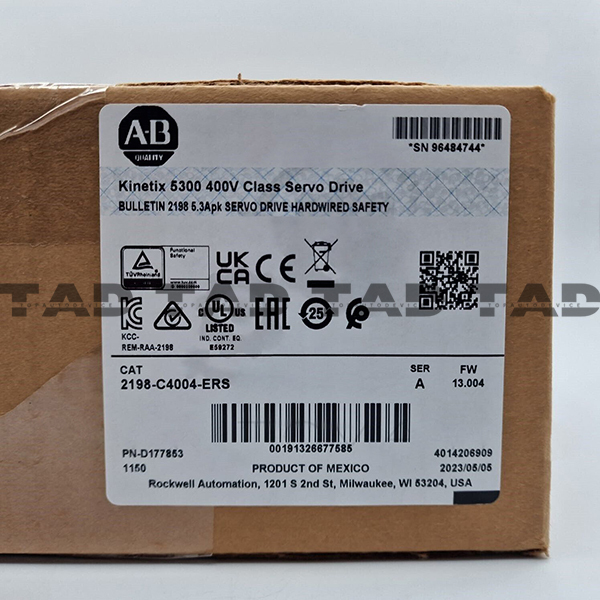 Allen-Bradley 2198-C4004-ERS Kinetix 5300 400V Class Servo Drive