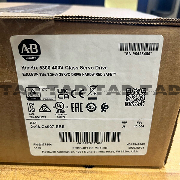 Allen-Bradley 2198-C4007-ERS Kinetix 5300 400V Class Servo Drive