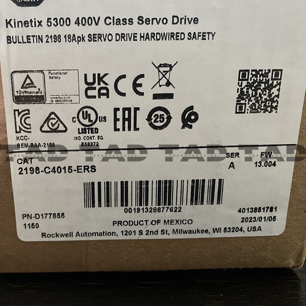 Allen-Bradley 2198-C4015-ERS Kinetix 5300 400V Class Servo Drive