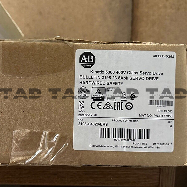 Allen-Bradley 2198-C4020-ERS Kinetix 5300 400V Class Servo Drive