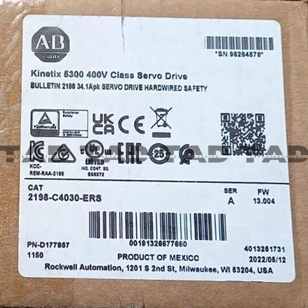 Allen-Bradley 2198-C4030-ERS Kinetix 5300 400V Class Servo Drive