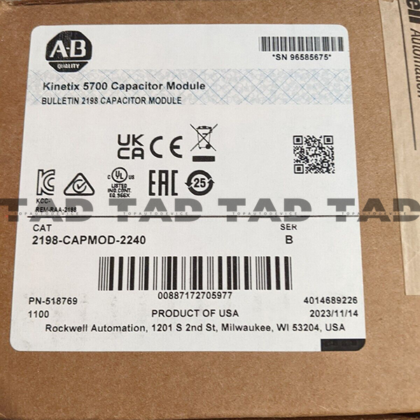 Allen-Bradley 2198-CAPMOD-2240 Kinetix 5700 Capacitor Module