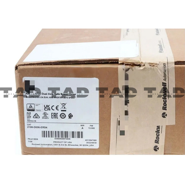 Allen-Bradley 2198-D006-ERS4 Kinetix 5700 Dual Axis Safe Speed Drive