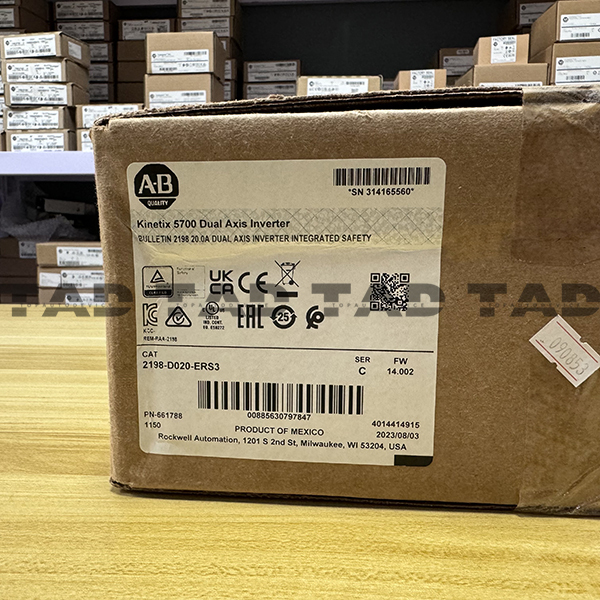 Allen-Bradley 2198-D020-ERS3 Kinetix 5700 Dual Axis Inverter