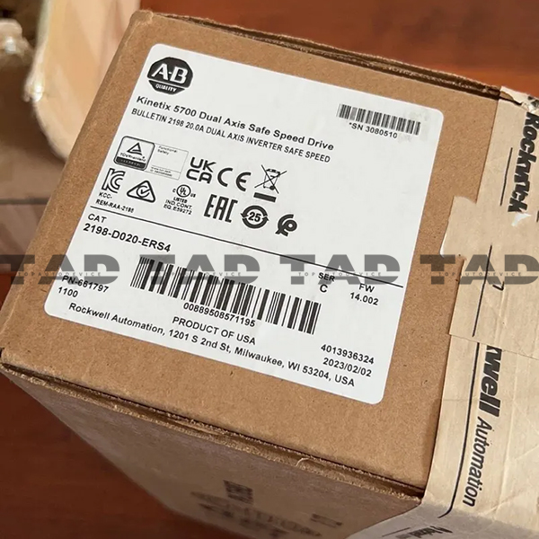 Allen-Bradley 2198-D020-ERS4 Kinetix 5700 Dual Axis Safe Speed Drive