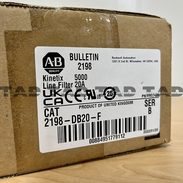 Allen-Bradley 2198-DB20-F Kinetix 5500 20A Line Filter