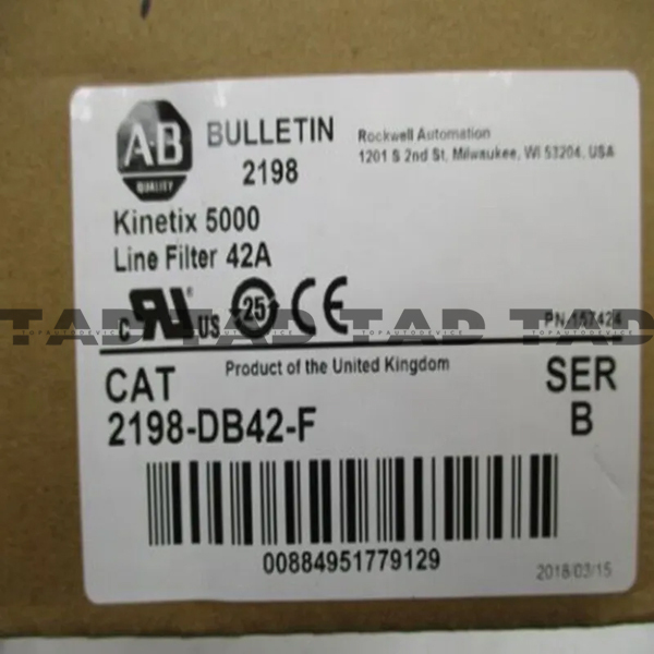 Allen-Bradley 2198-DB42-F Kinetix 5500 42A Line Filter