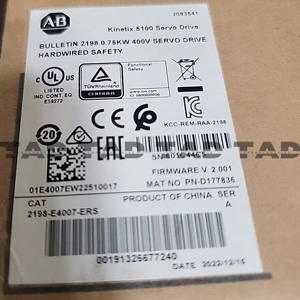 Allen-Bradley 2198-E4007-ERS Kinetix 5100 400V Class Servo Drive