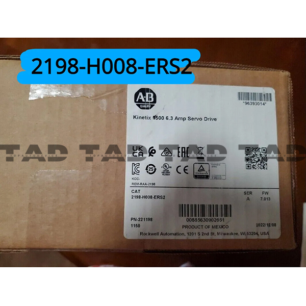 Allen-Bradley 2198-H008-ERS2 Kinetix 5500 6.3 Amp Servo Drive