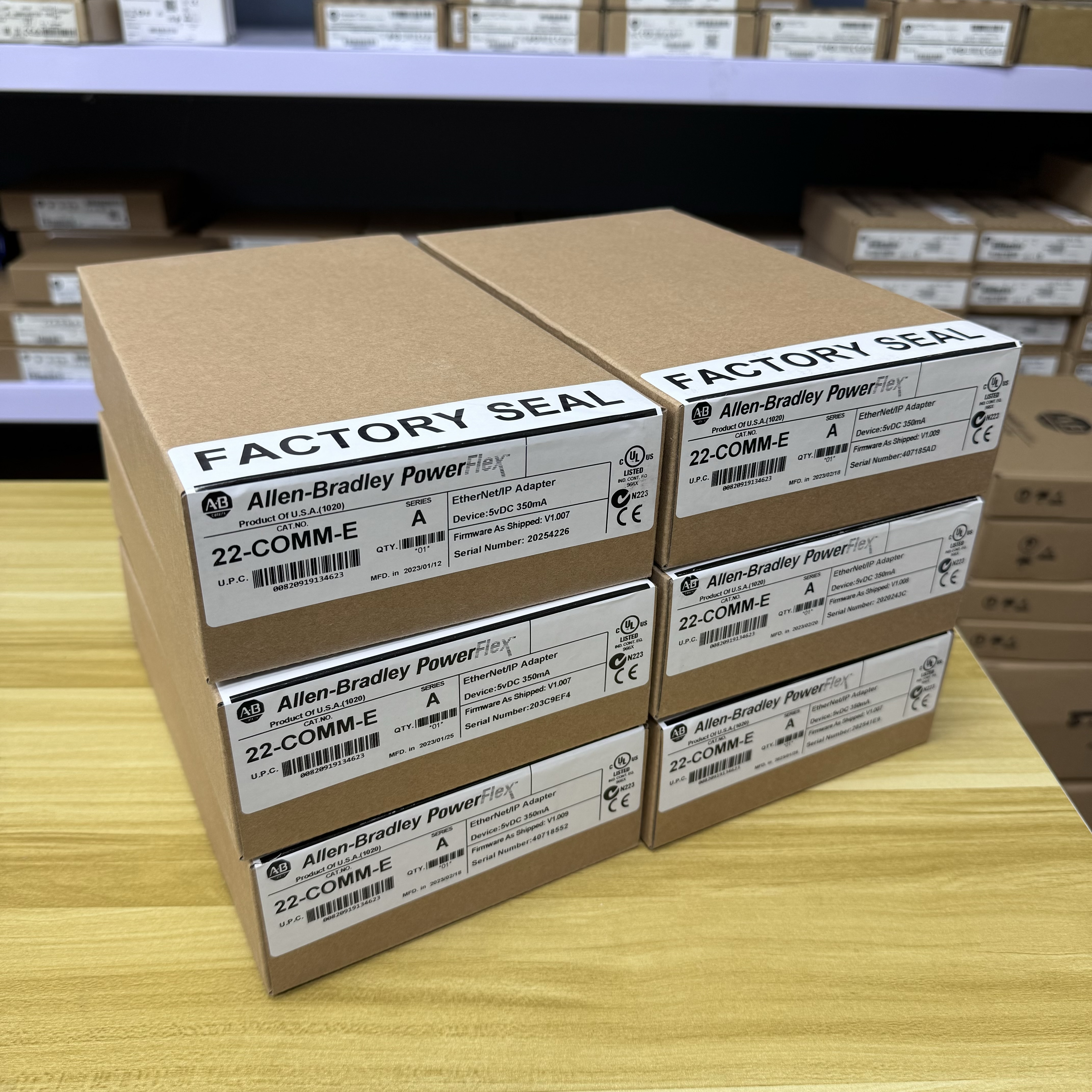 New Allen-Bradley 22-COMM-E SER A PowerFlex Ethernet/IP Comm Adapter AB