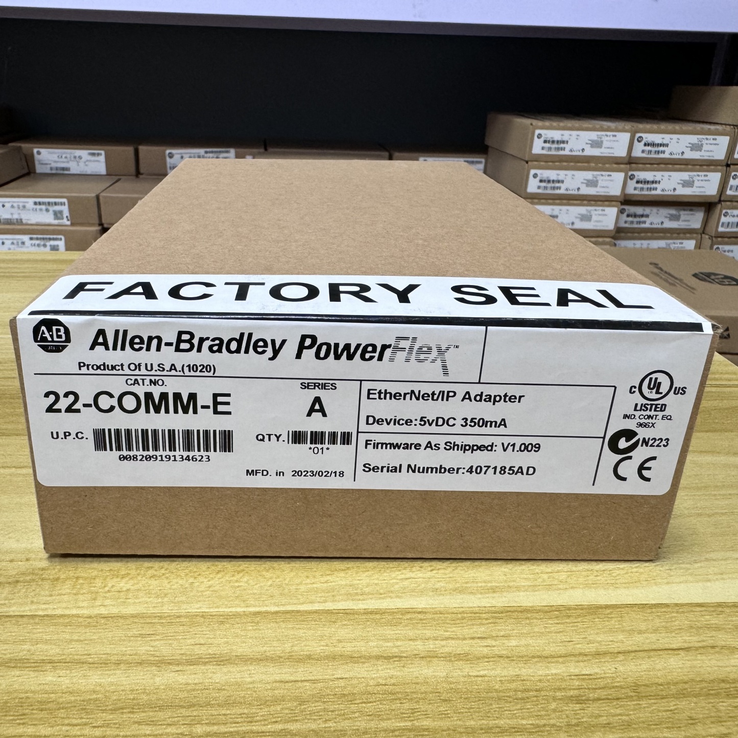 New Allen-Bradley 22-COMM-E SER A PowerFlex Ethernet/IP Comm Adapter AB