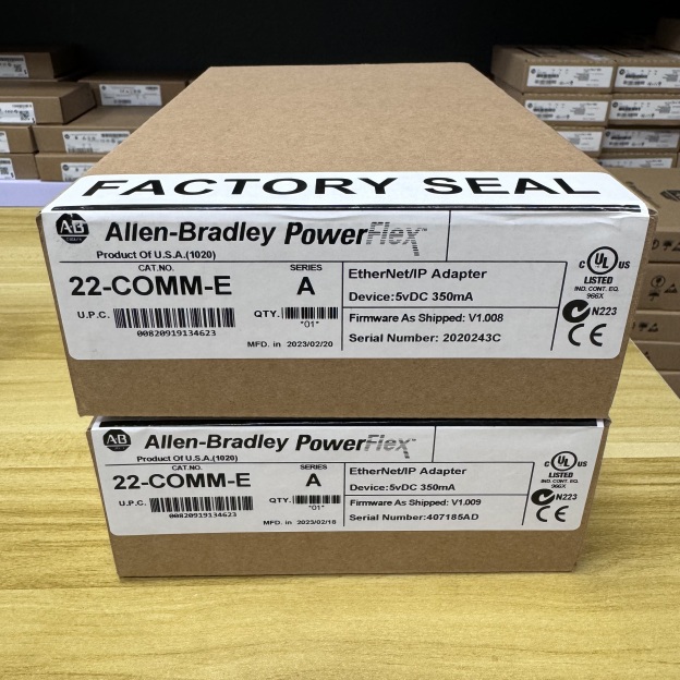 New Allen-Bradley 22-COMM-E SER A PowerFlex Ethernet/IP Comm Adapter AB