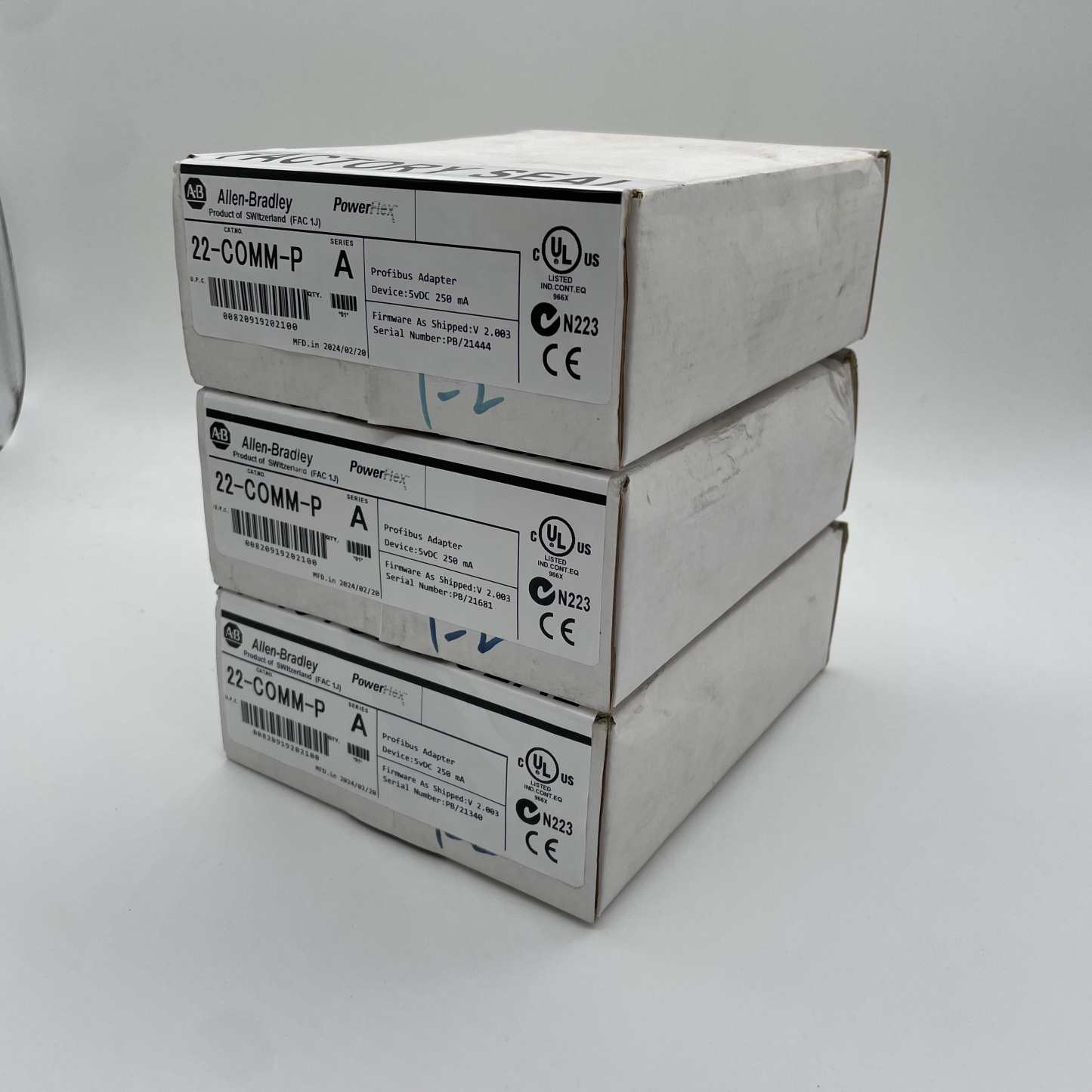 Allen-Bradley 22-COMM-P Powerflex Profibus Adapter Module 22COMMP US Free Tax