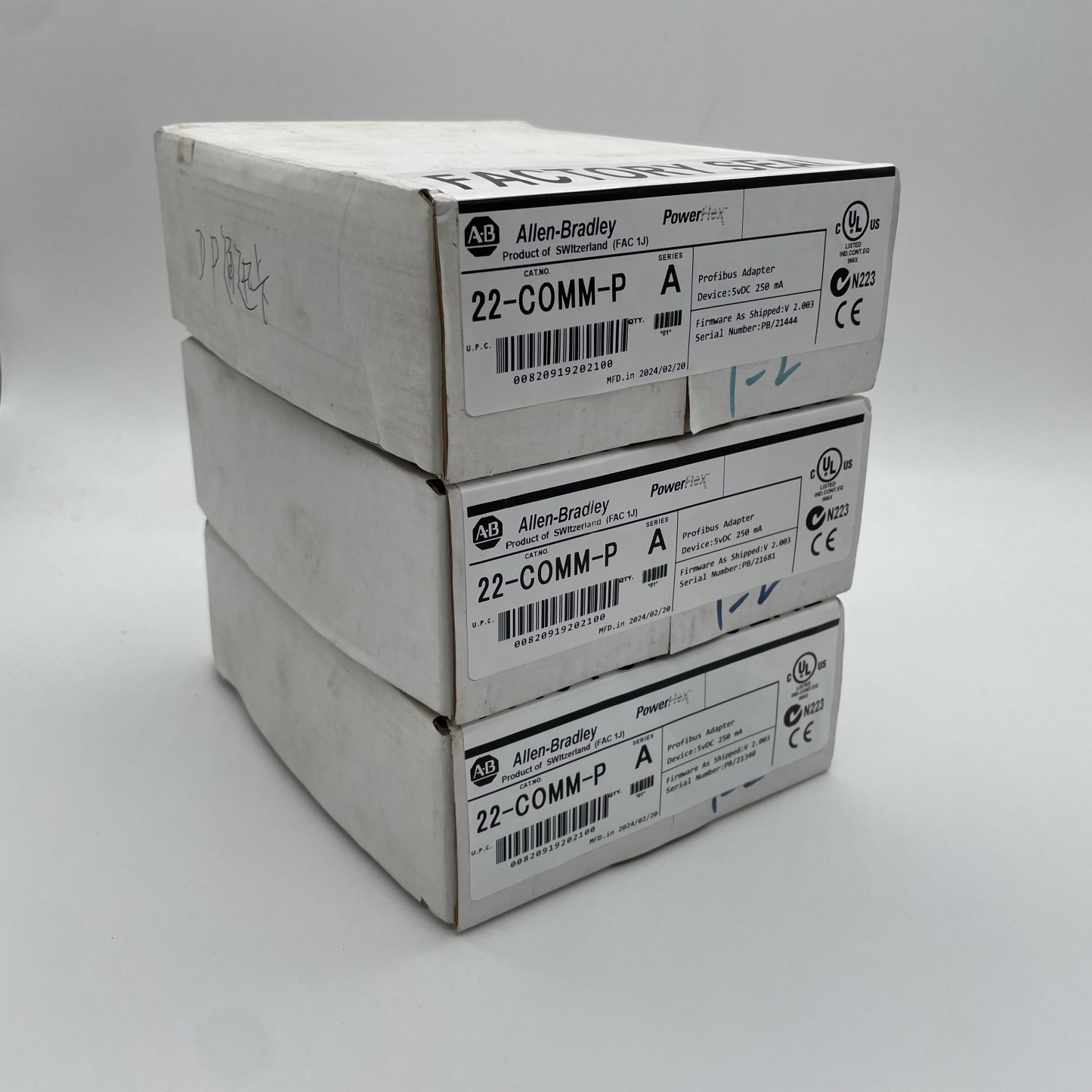 Allen-Bradley 22-COMM-P Powerflex Profibus Adapter Module 22COMMP US Free Tax