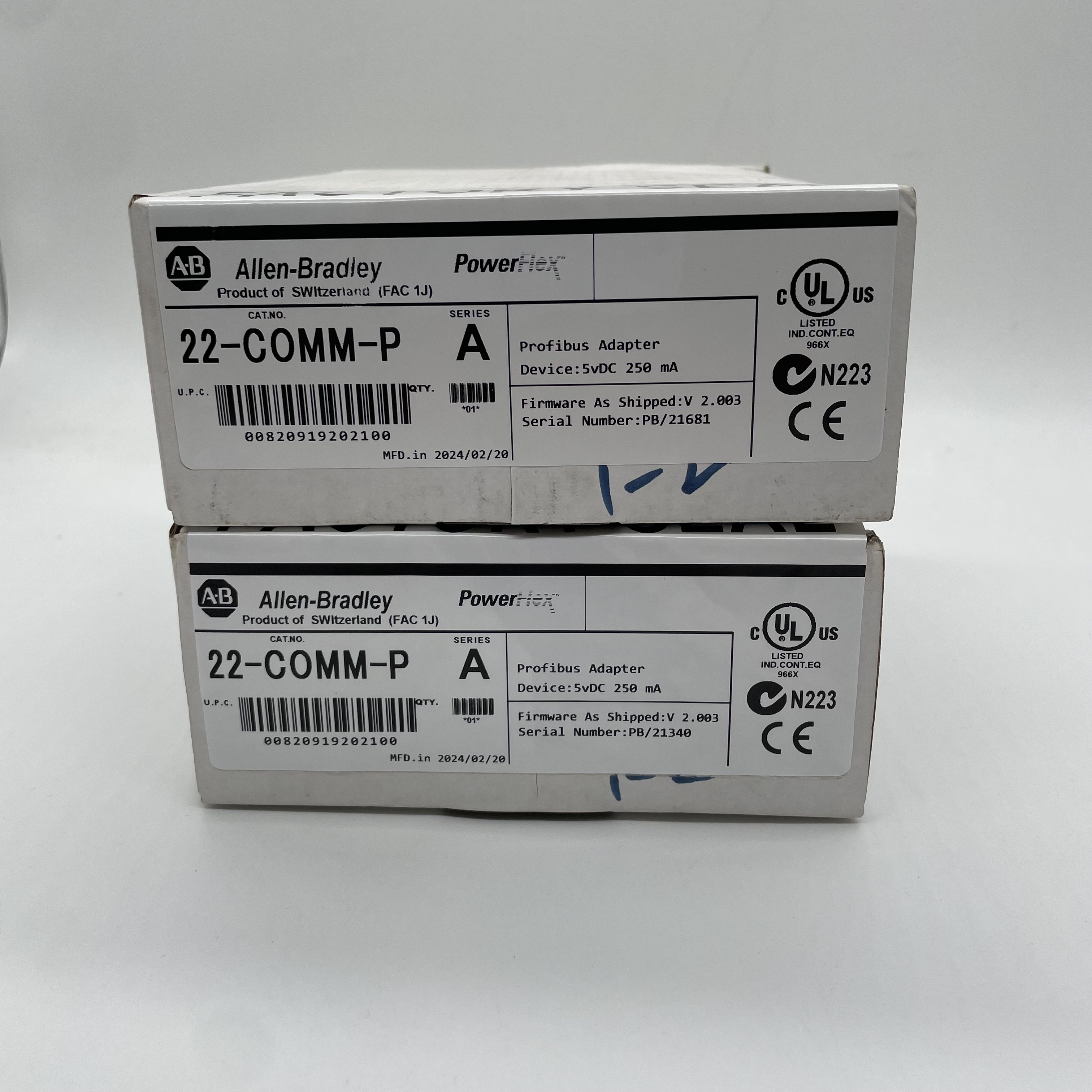 Allen-Bradley 22-COMM-P Powerflex Profibus Adapter Module 22COMMP US Free Tax