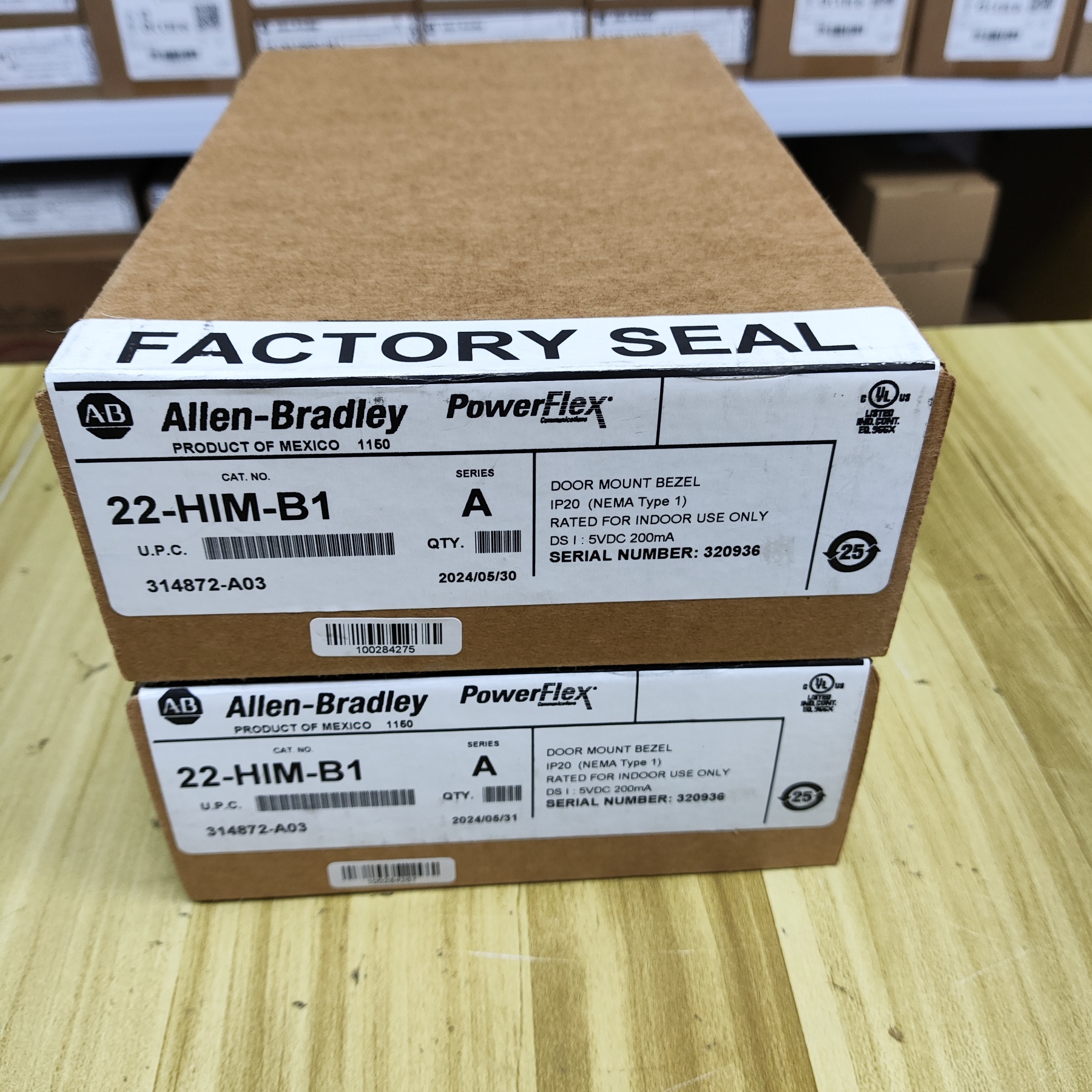 Allen Bradley 22-HIM-B1 PowerFlex HIM Bezel Mounting Kit New Sealed Free Ship