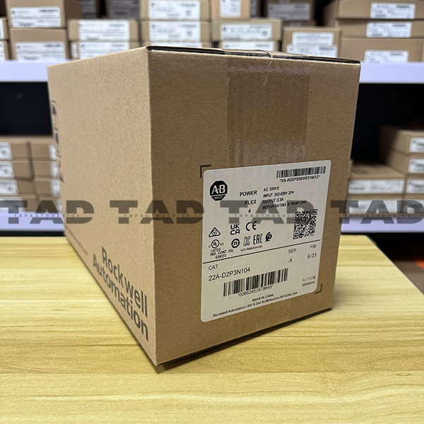 Allen-Bradley 22A-D2P3N104 PowerFlex 4- 0.75 kW (1 HP) AC Drive
