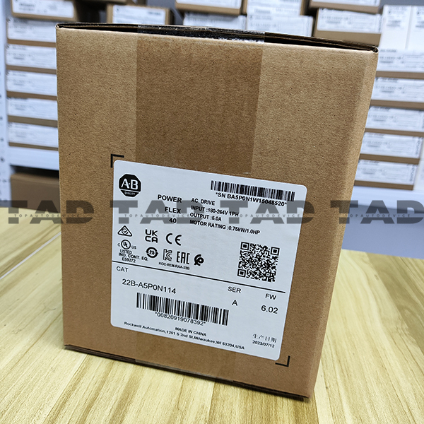 Allen-Bradley 22B-A5P0N114 PowerFlex 40- 0.75 kW (1 HP) AC Drive